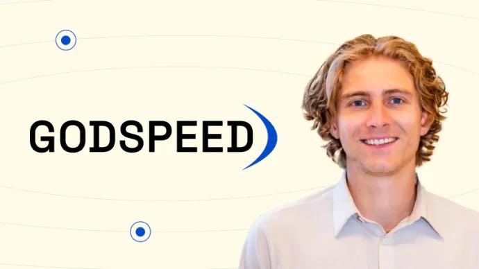godspeed logo with riley rosbee